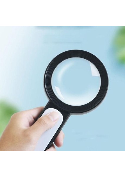 Elde Taşınabilir 30X Işıklı Büyüteç Taşınabilir Çıft Katmanlı Optik Cam Okuma Büyüteç Gözlükleri 12 Soğuk Işıklar 6 Sıcak Işıklar (Yurt Dışından) modelleri