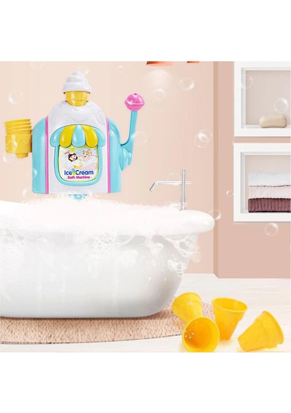 Dondurma Yapma Makinesi Banyo Oyuncakları Banyo Köpüğü Makinesi Küvet Kabarcık Üfleme Çocuk Banyosu Su Oyun Oyuncakları (Yurt Dışından) fiyatları