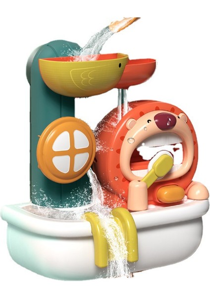 Çocuk Banyo Oyuncakları Aslan Küvet Oyuncak 3-6 Yaş Çocuklar Için Kabarcık Köpük Makinesi ile (Yurt Dışından)