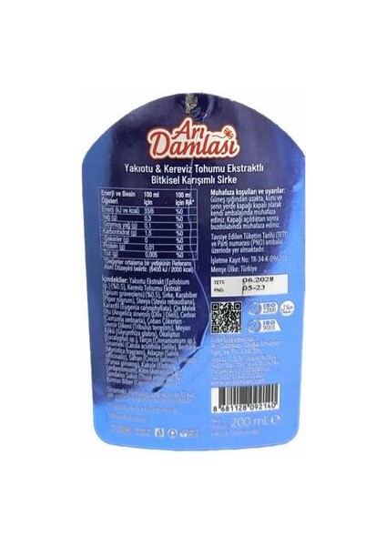 Yakı Otu Ekstraklı Kereviz Tohumu Ekstraktlı Karışım 200 ml
