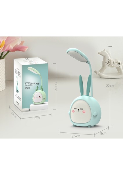 Okuma Lambası USB LED Tavşan Masa Lambası Çocuk Göz Koruması Masa Lambası Karikatür Renkli Gece Lambası (Yurt Dışından) fiyatları