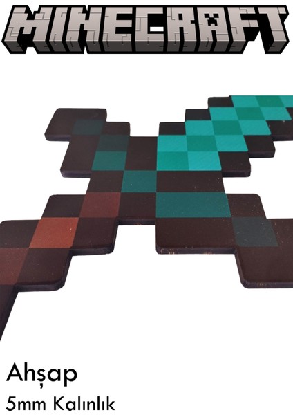 Minecraft Kılıç Ahşap Oyuncak Maket 45CM