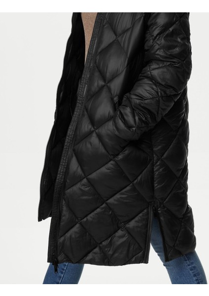 Marks & Spencer Stormwear™ Kapüşonlu Puffer Şişme Mont