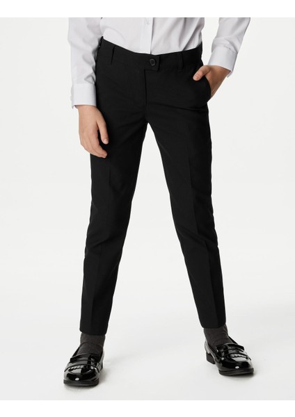 2'li Slim Fit Okul Pantolonu