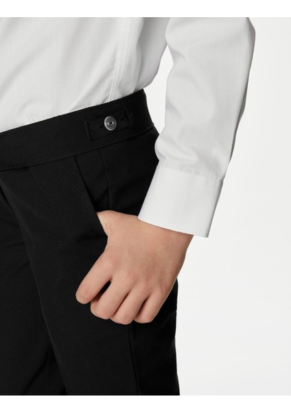 2'li Slim Fit Okul Pantolonu