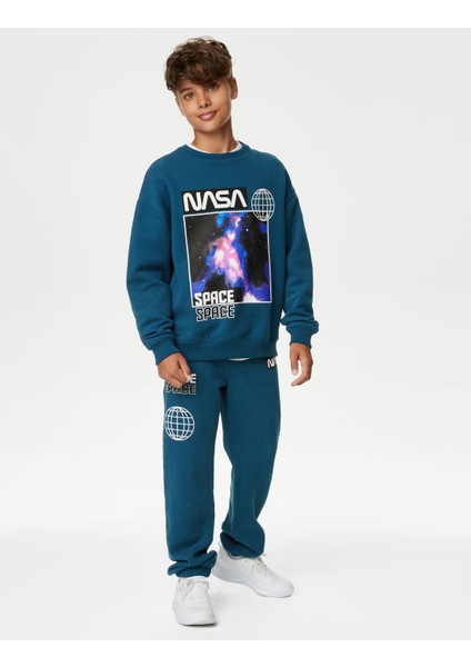 Marks & Spencer Yuvarlak Yaka Nasa™ Sweatshirt