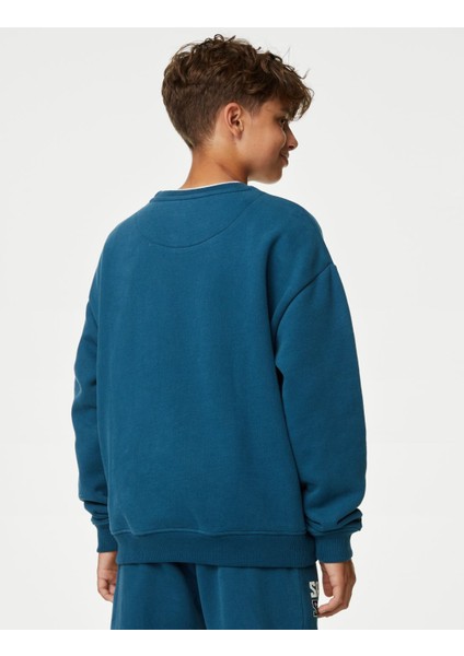 Marks & Spencer Yuvarlak Yaka Nasa™ Sweatshirt