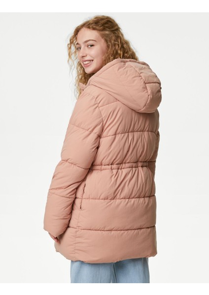 Marks & Spencer Stormwear™ Kapüşonlu Puffer Şişme Mont