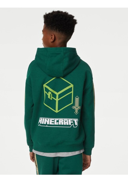 Kapüşonlu Minecraft™ Sweatshirt