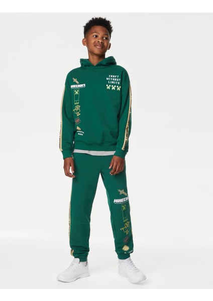 Kapüşonlu Minecraft™ Sweatshirt