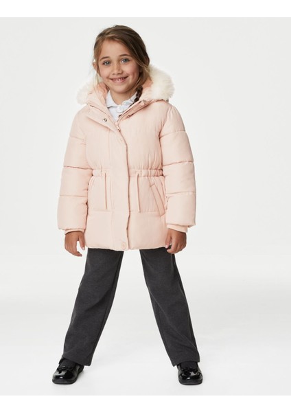 Marks & Spencer Stormwear™ Kapüşonlu Puffer Şişme Mont