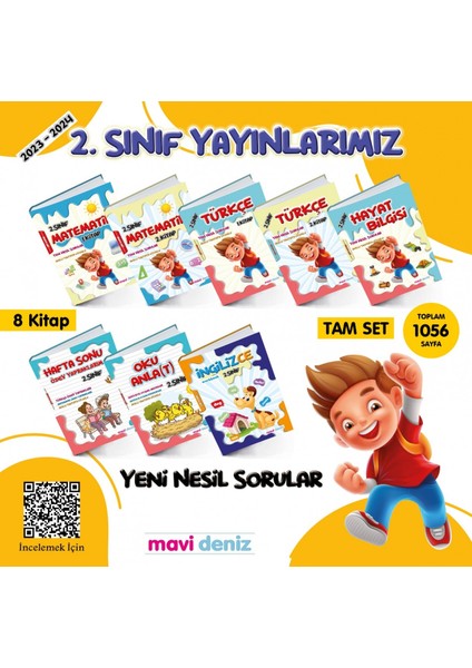 2. Sınıf Etkinliklerle Çalışma Yaprakları Tam Eğitim Seti