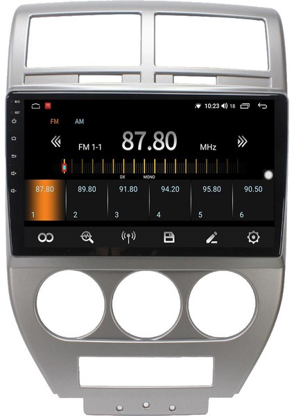 Jeep Compass Android 13 Multimedya Carplay 4gb RAM+64GB HDD 2007-2009 Navigasyon Ekran fiyatları