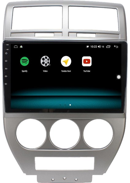 Jeep Compass Android 13 Multimedya Carplay 4gb RAM+64GB HDD 2007-2009 Navigasyon Ekran modelleri