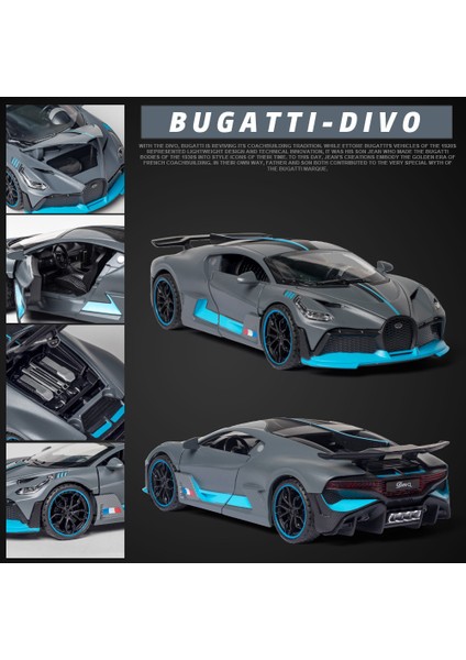 Bugatti-Divo Modeli Alaşım Araba Modeli 1:32 (Yurt Dışından)