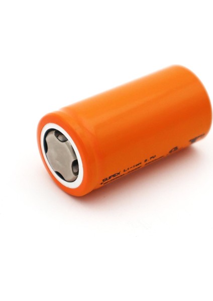 26500 3.7 Volt 3200MA Pil Düz Kafa