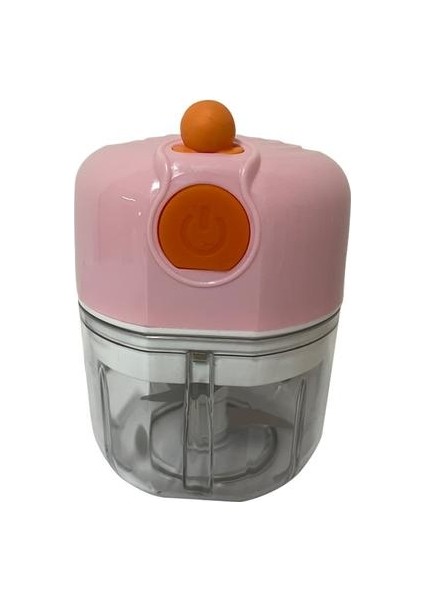 100 ml Ev Sarımsak Masher Sebze Kesici Çocuk Gıda Takviyesi Makinesi Taşınabilir Et Değirmeni Sebze Kıyıcı | Sarımsak Presleri (Pembe) (Yurt Dışından)