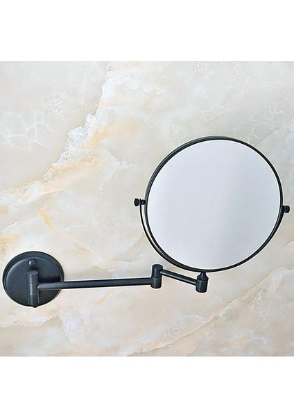 Siyah Yağ Ovuşturdu Pirinç Banyo Tıraş Güzellik Makyaj Büyütme Aynası Çift Yan Duvara Monte / Banyo Aksesuarı | Banyo Aynaları (Yurt Dışından) fiyatları
