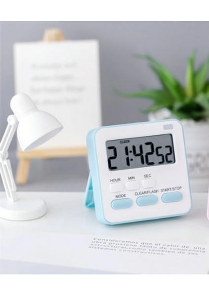 Mutfak Zamanlayıcı, Saatli Yumurta Zamanlayıcı, Dijital Zamanlayıcı Kronometre Pişirme, Pişirme, Spor, Öğrenme, Vb. Için LCD Yüksek Alarmlı Kronometre | Mutfak Zamanlayıcıları (Yurt Dışından) fırsatları