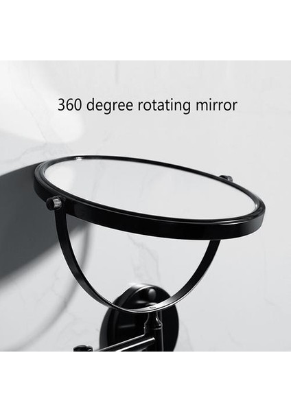 Matkap Ücretsiz Banyo Duvara Monte Katlanır Ayna Çift Yan Makyaj Vanity Tıraş Ayna Kolu Yuvarlak Banyo Aksesuarları Genişletmek | Banyo Aynaları (Yurt Dışından) fiyatları