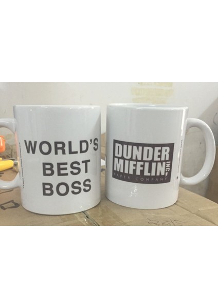 Office Dünyanın En Iyi Patronu Kahve Fincanları ve Kupalar 11 Oz Komik Seramik Çay / Süt / Kakao Kupa Benzersiz Ofis Hediye | Kupalar (Beyaz) (Yurt Dışından) fırsatları