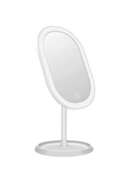 Makyaj Aynası ile 20 Leds Kozmetik Ayna Dokunmatik Dimmer Anahtarı Şarj Edilebilir Pil LED Vanity Ayna Masa Üstü Için Standı | Banyo Aynaları (Yurt Dışından)
