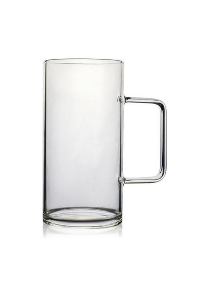 700 ml Kahve Kupa El Yapımı Isı Dayanımı Temizle Cam Kahve Kupa Çay Süt Suyu Bardak Su Bira Içme Kupa Ofis Drinkware | Kupalar (Beyaz) (Yurt Dışından)