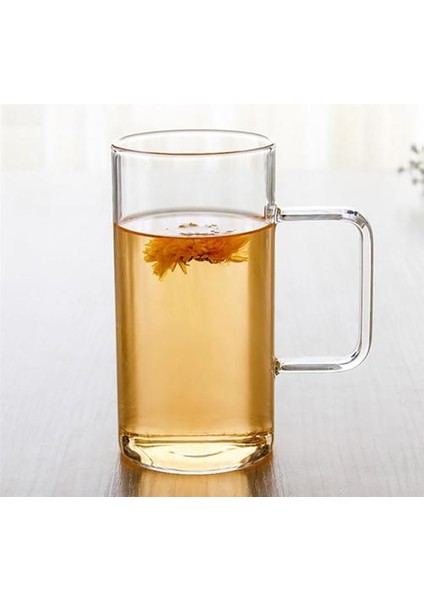 700 ml Kahve Kupa El Yapımı Isı Dayanımı Temizle Cam Kahve Kupa Çay Süt Suyu Bardak Su Bira Içme Kupa Ofis Drinkware | Kupalar (Beyaz) (Yurt Dışından)