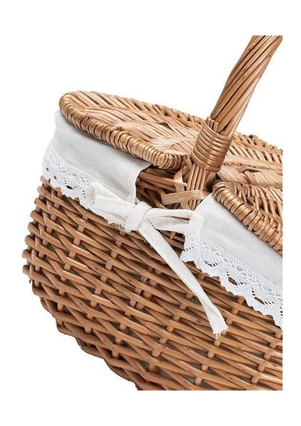 Rattan Depolama Tepsisi, Saplı Yuvarlak Sepet, El Dokuma, Rattan Tepsi Hasır Sepet Ekmek Meyve Gıda Kahvaltı Ekranı | Depolama Sepetleri (Yurt Dışından)