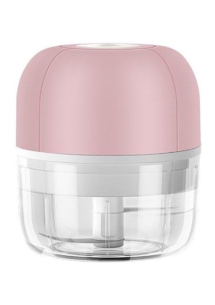 100ML Mini USB Elektrikli Sarımsak Masher Sağlam Basın Kıyma Sebze Biber Yemindir Food Chopper Mutfak Aletleri (Pembe) (Yurt Dışından)