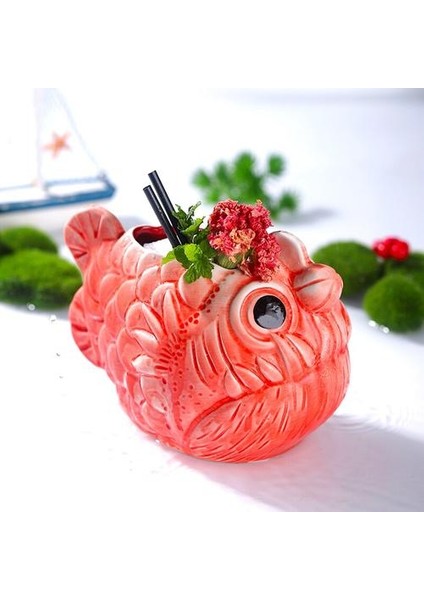 Popüler Gerçekçi Piranha Yaratıcı Kokteyl Cam Bar Balık Sorbet Dondurma Kase Hawaii Komik Gözlük Kupası | Kokteyl Camı (Yurt Dışından) fiyatları
