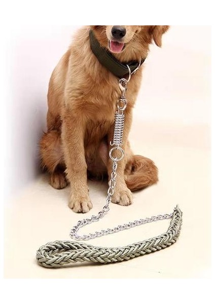 130 cm Süper Güçlü Naylon Köpek Tasma Ordu Yeşil Tuval Çift Sıra Ayarlanabilir Köpek Yaka Orta Büyük Köpekler Için Bahar Tampon | Tasmalar (Yeşil) (Yurt Dışından) fiyatları