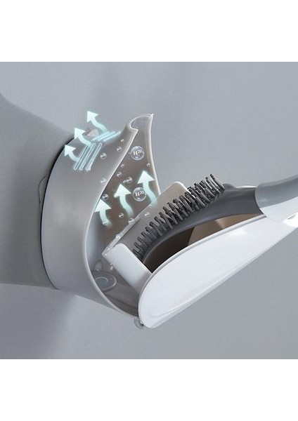 Tpr Silikon Fırça Başkanı Tuvalet Fırçası Hayır Ölü Köşe Yıkama Tuvalet Fırçası Ev Duvarı Monte Yaratıcı Banyo Temizleme | Tuvalet Fırçası Tutucular (Yurt Dışından)