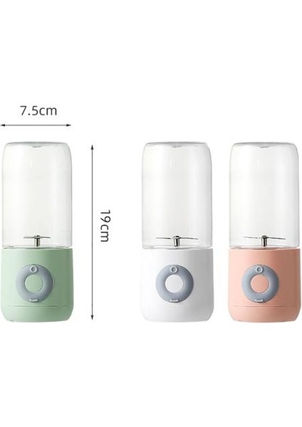Taşınabilir Mini Elektrikli Sıkacağı USB Şarj Edilebilir El Smoothie Blender Meyve Mikserler Gıda Milkshake Suyu Makinesi Makinesi | Sıkacaklar (Pembe) (Yurt Dışından)