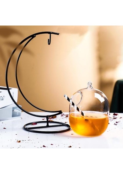 1 Adet Yaratıcı Asılı Cam Şişe Ferforje Kokteyl Cam Bar Kupası Içecek Kupası | Diğer Cam (Yurt Dışından)