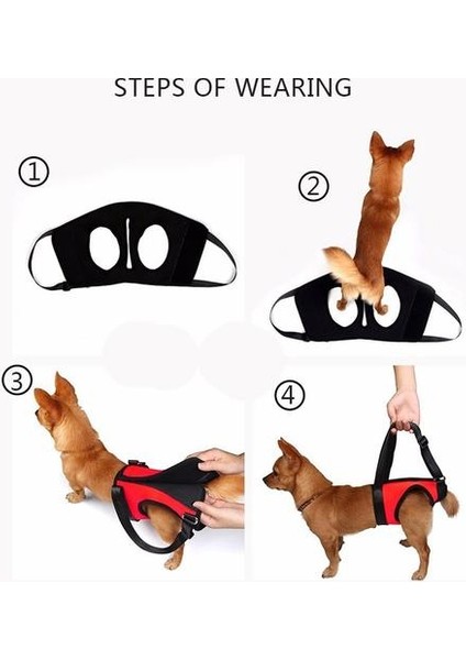 Köpek Asansörleri Destek Yelek Pet Yardım Ürünler Yaka Tasma Köpekler Için Kolu Kaldırma Demeti ile Köpek Koşum | Köpek Koşum | Tasma Köpeği Tasma Koşum (Yurt Dışından) fırsatları
