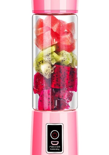 Taşınabilir Mikser Elektrikli Meyve Sıkacağı El Smoothie Maker Karıştırma Şarj Edilebilir Mini Gıda Işlemci Suyu Kupası (Yurt Dışından)