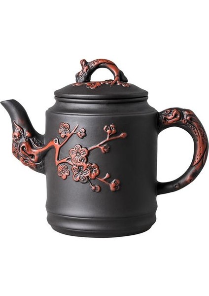 Yixing Zisha Pot Paslanmaz Çelik Süzgeç Çaydanlık Kupası Su Isıtıcısı Set Ev 550ML Çay Makinesi | Çaydanlıklar (Siyah Antika (550ML Çaydanlık 1filter) (Yurt Dışından)