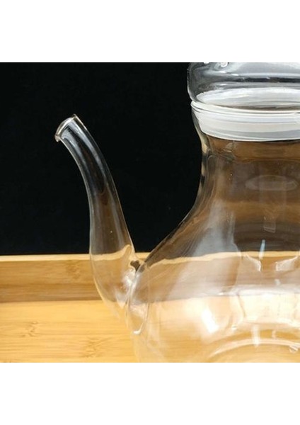 1l Cam El Yapımı Çaydanlık Arabistan Pot Pyrex Cam Çay Seti Isıya Dayanıklı Şeffaf Kettle Sağlıklı ve Güvenlik Ev Içecekler | Sürahi (Yurt Dışından)