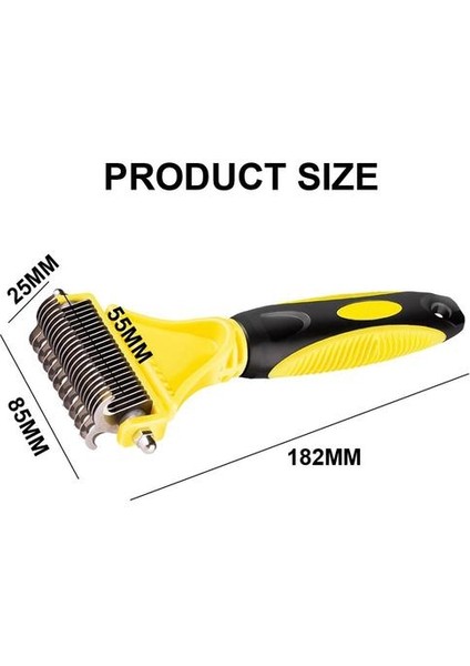 Epilasyon Tarak Köpekler Için Kedi Detangler Kürk Kırpma Dematting Deshedding Fırça Bakım Aracı Katı Uzun Saç Kıvırcık Pet Için | Köpek Tarakları (Yurt Dışından) fiyatları