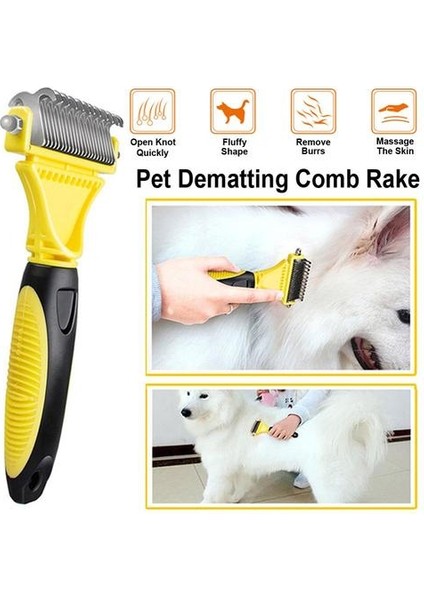 Epilasyon Tarak Köpekler Için Kedi Detangler Kürk Kırpma Dematting Deshedding Fırça Bakım Aracı Katı Uzun Saç Kıvırcık Pet Için | Köpek Tarakları (Yurt Dışından) modelleri
