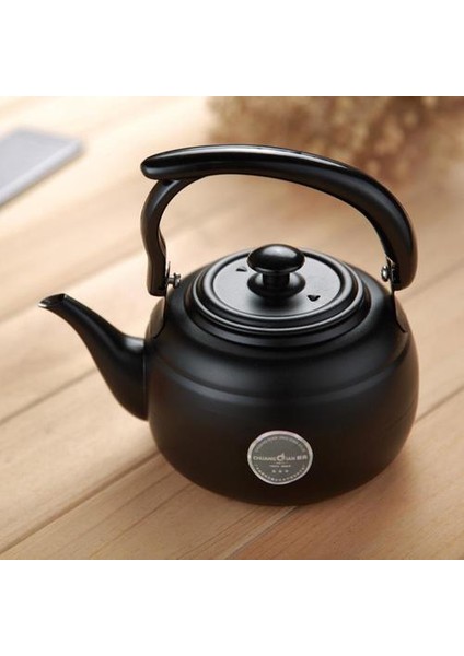 Sıcak 1l Siyah Anti Kirli Islık Kaynar Su Potu Paslanmaz Çelik Mutfak Kettle Çay Demlik Çaydanlıklar | Çaydanlıklar (Yurt Dışından)