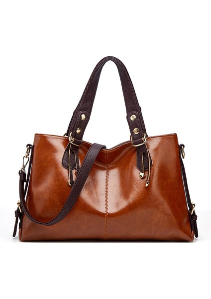 Üst Düzey Büyük Kapasiteli Crossbody Çanta Moda Çanta Kadın Omuz Çantası (Yurt Dışından)