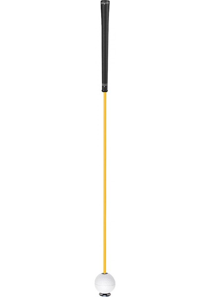 Golf Salıncak Eğitmeni Taşınabilir Golf Denge Gücü Hızı Için Isınma Çubukları 97 cm Sarı (Yurt Dışından)