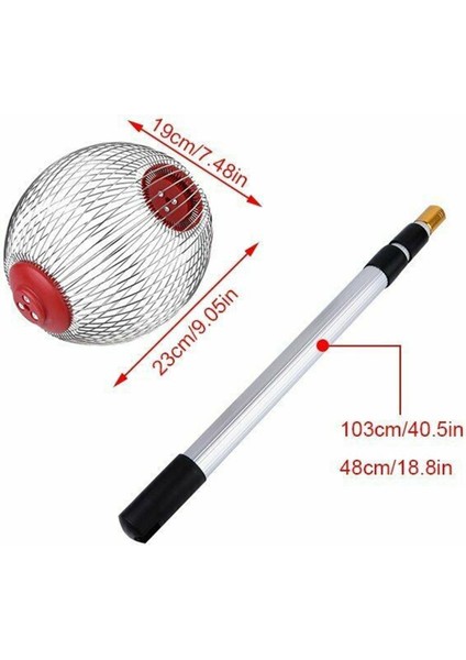 Ayarlanabilir Metal Somun Toplayıcı Golf Tenis Topları Toplama Araçları Meşe Palamudu Seçici Büyük Top (Yurt Dışından)