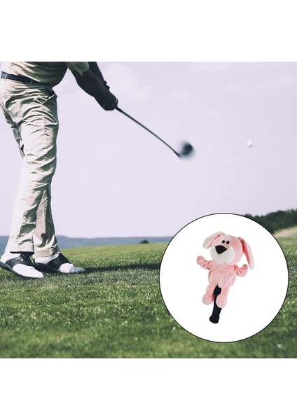 Golf Kulübü Kafa Battaniyesi Ahşap Kapak Koruyucu Battaniye Kolu Golf Çantaları Tavşan (Yurt Dışından) fırsatları