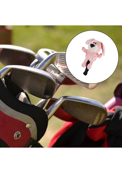 Golf Kulübü Kafa Battaniyesi Ahşap Kapak Koruyucu Battaniye Kolu Golf Çantaları Tavşan (Yurt Dışından) indirimleri