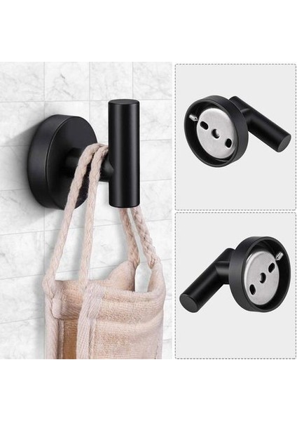 Havlu Askısı Banyo Raf Paslanmaz Çelik Havlu Bar Yüzük Robe Kanca Ceket Askı Havlu Yüzük 3 Adet Set Banyo Aksesuarları | Havlu Rafları (Yurt Dışından)