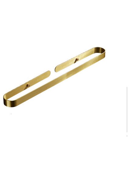 30 cm Alüminyum Banyo Havlu Tutucu Duvara Monte Askı Fırçalanmış Altın Havlu Askısı Depolama Raf Raf Modern Banyo Aksesuarları | Havlu Barları (Yurt Dışından)