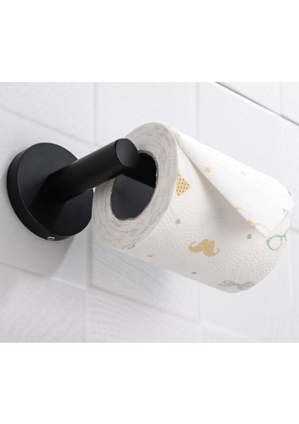 Mat Siyah Havlu Askısı Banyo Kanca Donanım Set Havlu Bar Sabunluk Havlu Yüzük Tuvalet Fırçası Kağıt Tutucu Banyo Aksesuarları | Banyo Donanım Setleri (Yurt Dışından)